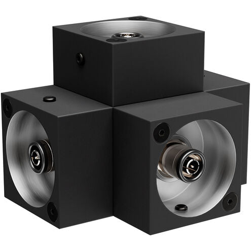 Visual Comfort Modern Collection 700BRXCB Brox Corner Connector Nightshade Black
