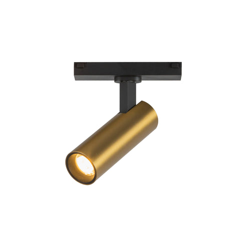 Kuzco Lighting TRS25914-BG Paolo 48V DC Brushed Gold Track Head Ceiling Light CCT 3000K