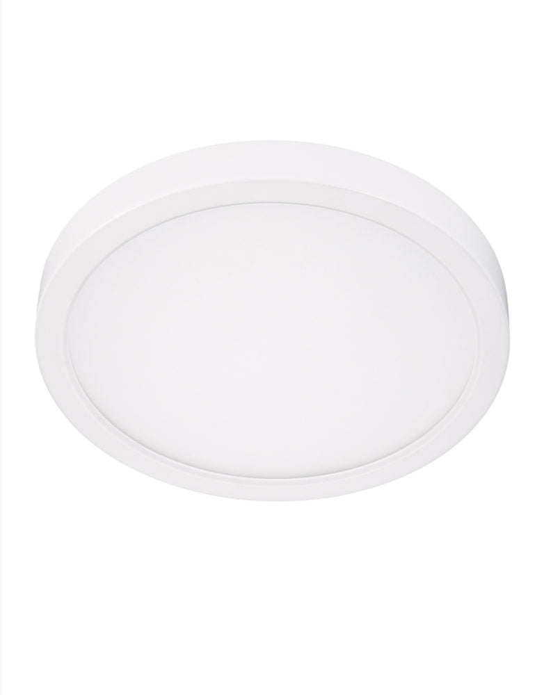 Cyber Tech Lighting C2211RD-DISK/WH 8″ Round Flush Mount Ceiling Fixture – 22W, 3000K/4000K, 1540 Lumens - White