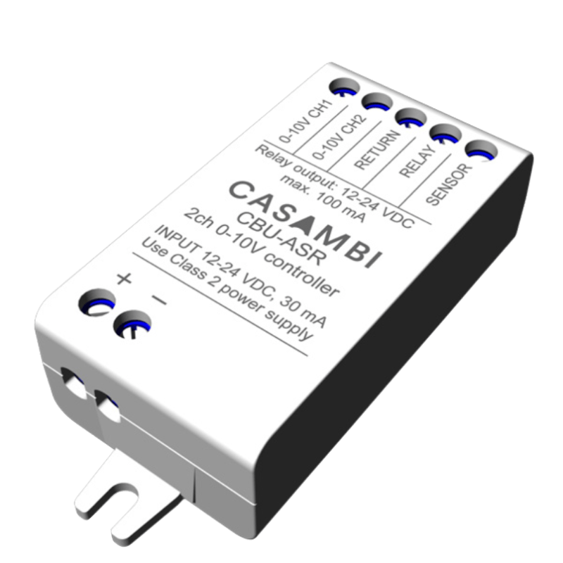 Diode LED CBU-ASR Casambi Bluetooth Mesh Wireless Controller with Sensor Input and Relay Output - Input Voltage: 12–24V DC