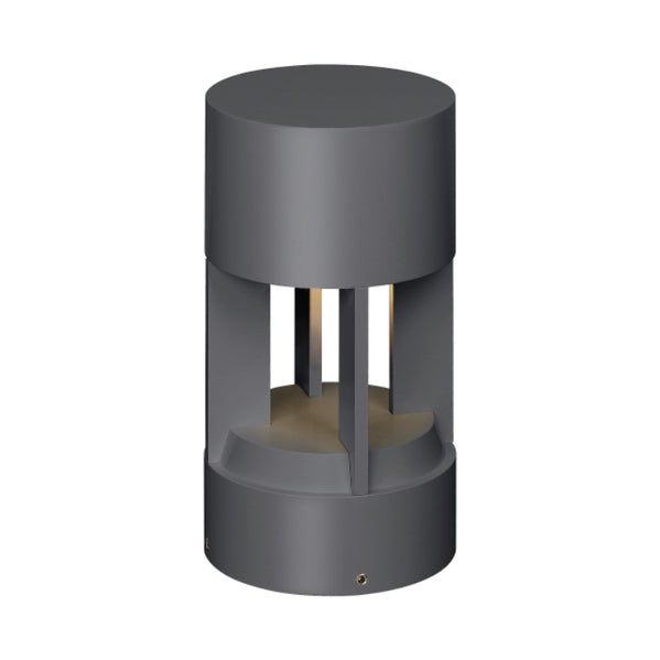 Visual Comfort Architectural 700OATUR83012DH12SST Turbo Outdoor LED Path Light - Charcoal - 15.3W 3000K - 1009 Lumens - CRI 80 - 12V, Stake Mounting Kit