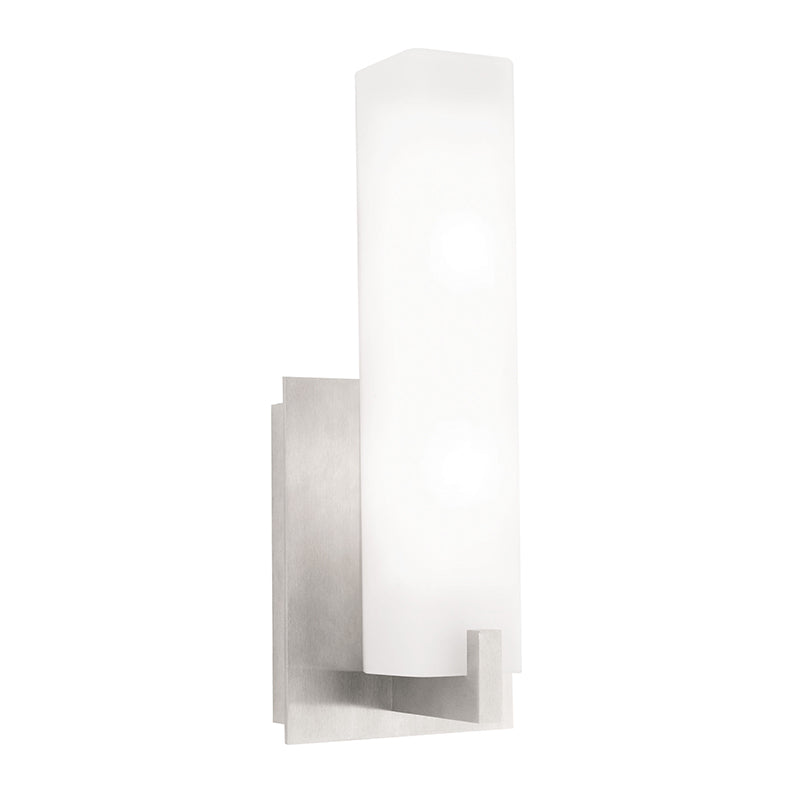 Visual Comfort Architectural 700WSCOSFS-LED277 Modern Cosmo 12" 1-lt Tall LED Wall Light - 277V - CCT : 3000K - Finish: Satin Nickel