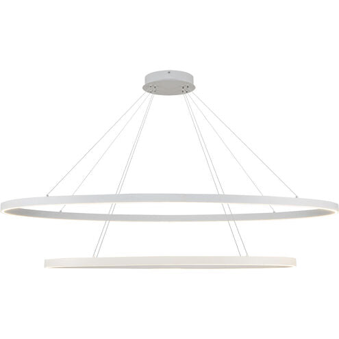 Kuzco Lighting CH79253-WH Ovale LED 28.25 inch Chandelier Ceiling Light White Finish