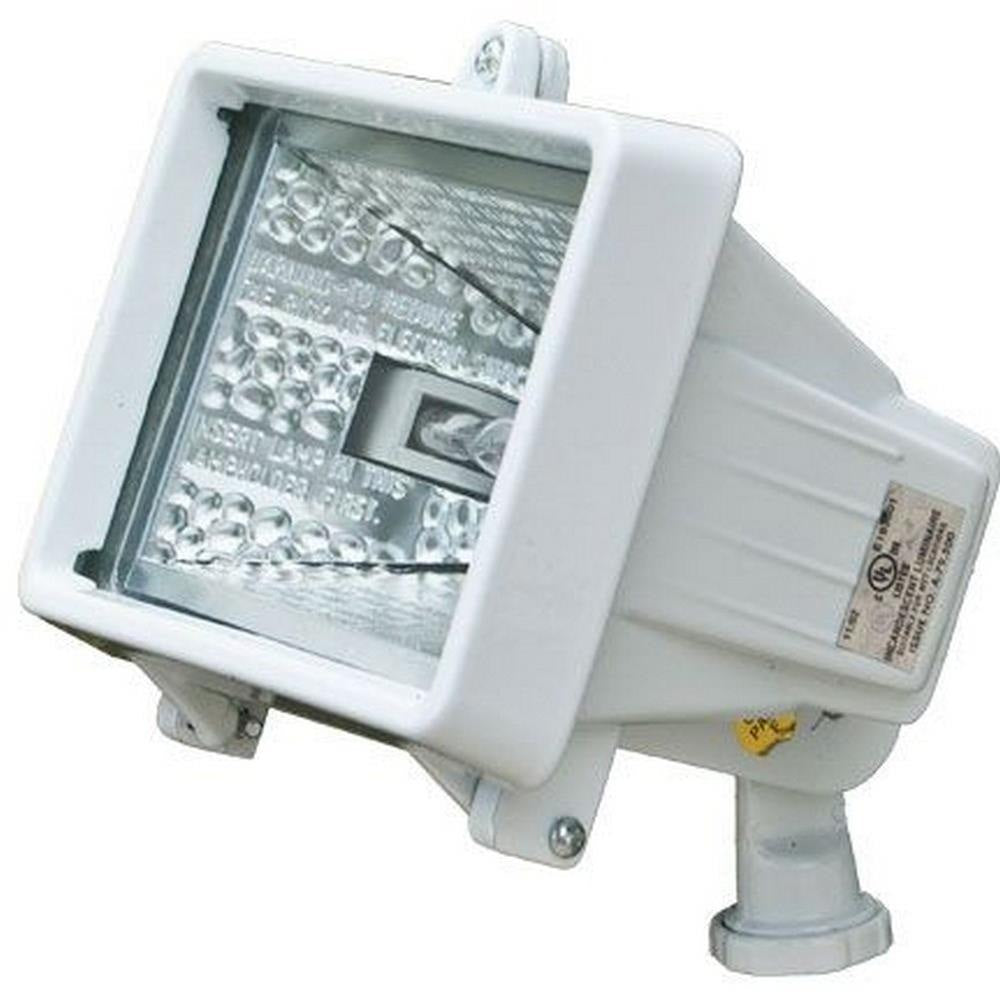 Dabmar D105-W Outdoor Flood Light - White Finish