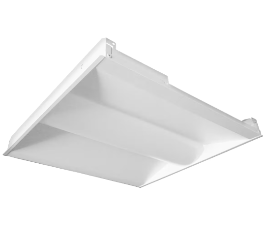 Eiko VOL22/PS40/835/HD-EM8 Volumetric Troffer 2x2 PowerSet 40/32/26W 80CRI 3500K 3250/4000/5000 lm 120-347V 0-10V Dimming with 8W Emergency Battery Backup