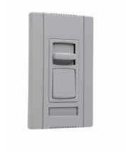 Wattstopper CDFB53PGRY Titan Series Fluorescent 2 Wire Dimmer, Single-Pole, 3-Way, Preset On-Off, 5A, Gray