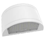 Westgate WPMX-48-80W-MCTP-WH WPMX LED Half-Moon Wall Pack, Selectable Wattage 48W, 64W, 80W, Multi-Color Temperature, 120-277V, White