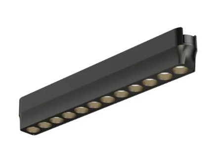 ET2 Contemporary Lighting ETL24216-BK 9" Continuum Track Light Optic, Color Temperature 3000K, Voltage 120-277V, Black Finish