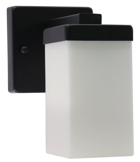 Westgate ILED-VLM-E26-1L-BK 1-Lamp E26 Lamp-Ready Vanity Light, Wattage 60W, Voltage 120VAC / 60Hz, Black Finish