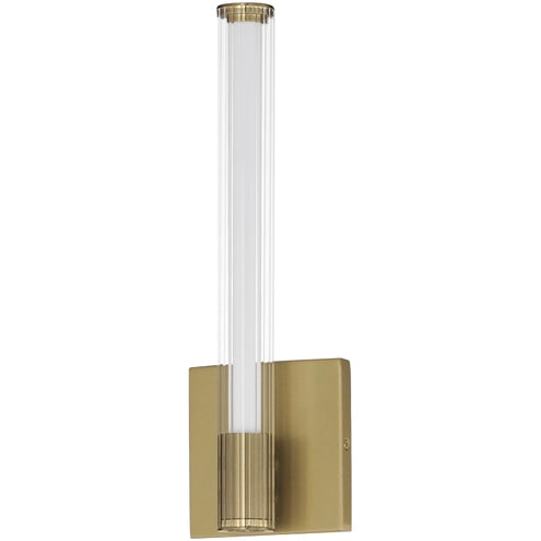 ET2 Contemporary Lighting E11060-144NAB 4.75" Cortex LED ADA Wall Sconce Light - CCT: 3000K - Finish: Natural Aged Brass