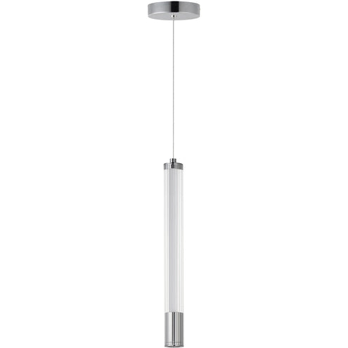 ET2 Contemporary Lighting E11062-144PC 14 Inch Cortex Single Pendant Ceiling Light - CCT: 3000K - Finish: Polished Chrome