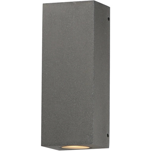 ET2 Contemporary Lighting E14374-GSN 13" Pilar 2 LED Outdoor Wall Sconce - Finish: Greystone