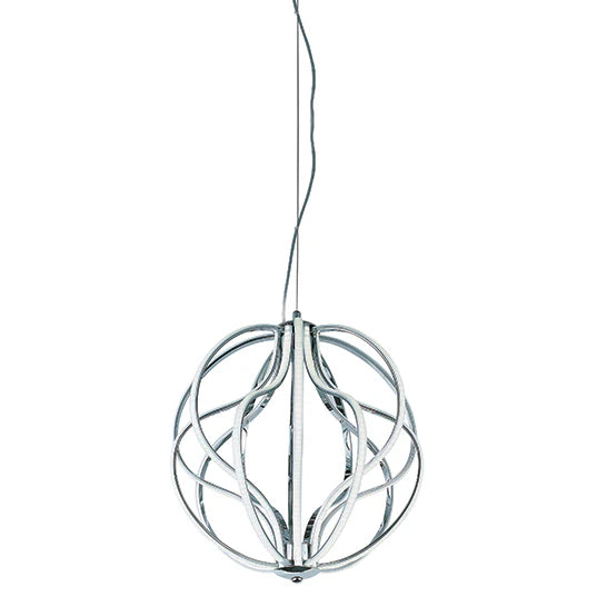 ET2 Contemporary Lighting E21174-PC 17" Aura Integrated LED Pendant Light - Finish: Polished Chrome