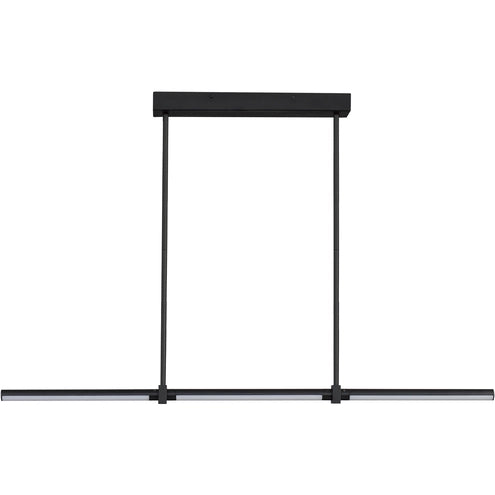 ET2 Contemporary Lighting E21357-BK 47.5 Inch Dorian Linear Pendant Ceiling Light - CCT: 3000K - Finish: Black
