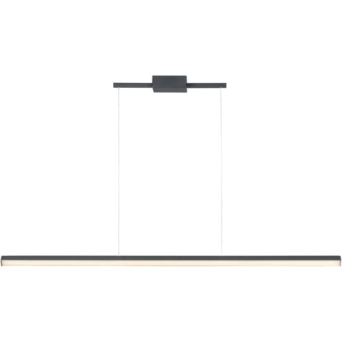 ET2 Contemporary Lighting E21371-BK 48 Inch Hover LED Pendant Ceiling Light - CCT: 3000K - Finish: Black