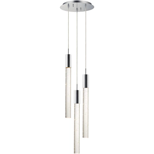 ET2 Contemporary Lighting E22873-91PC Big Fizz 3-Light LED Pendant Ceiling Light - CCT: 3000K - Finish: Polished Chrome