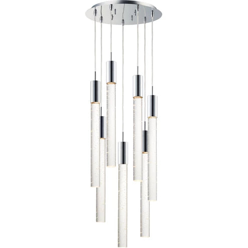 ET2 Contemporary Lighting E22877-91PC Big Fizz 7-Light LED Pendant Ceiling Light - CCT: 3000K - Finish: Polished Chrome