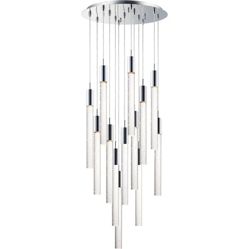 ET2 Contemporary Lighting E22878-91PC Big Fizz 13-Light LED Pendant Ceiling Light - CCT: 3000K - Finish: Polished Chrome