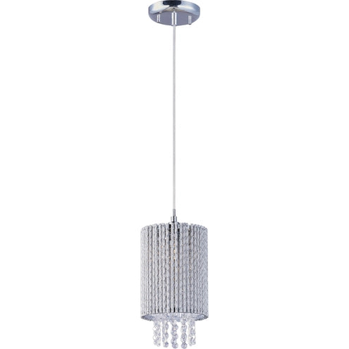 ET2 Contemporary Lighting E23140-10PC 6" Spiral Single Pendant Ceiling Light - Finish: Polished Chrome