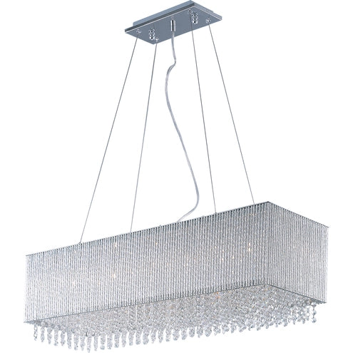 ET2 Contemporary Lighting E23146-10PC 35" Spiral Single Pendant Ceiling Light - Finish: Polished Chrome