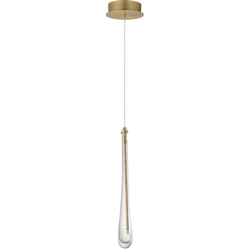 ET2 Contemporary Lighting E24211-118GLD Stillo 1-Light LED Pendant Ceiling Light - CCT: 3000K - Finish: Gold