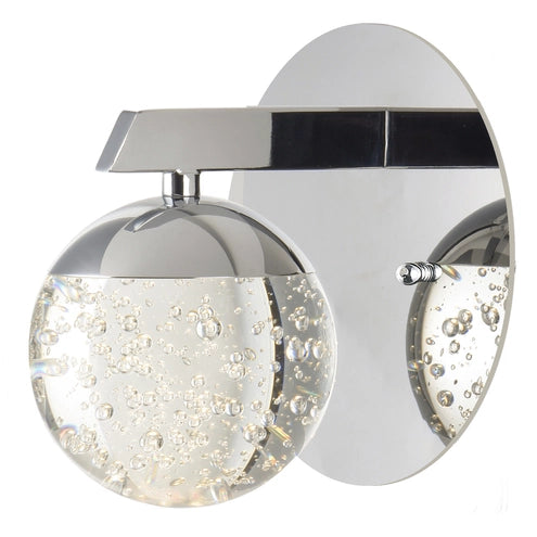 ET2 Contemporary Lighting E24260-91PC 6" Orb II Led Wall Sconce Wall Light - Finish: Polished Chrome