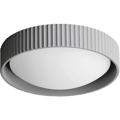 ET2 Contemporary Lighting E25051-GY Souffle 14" LED Flush Mount Ceiling Light - CCT: 3000K - Finish: Gray
