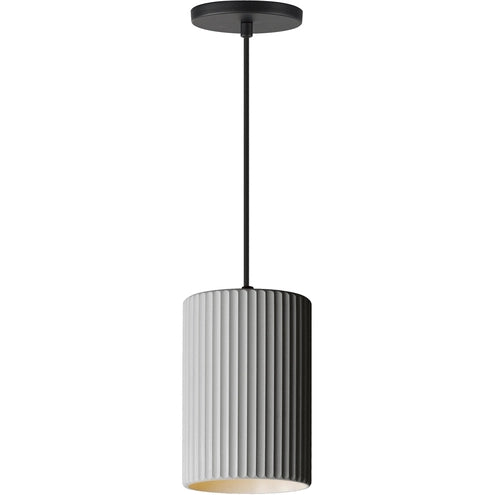 ET2 Contemporary Lighting E25052-GY Souffle 8.5" 1-Light Pendant Ceiling Light - CCT: 3000K - Finish: Gray