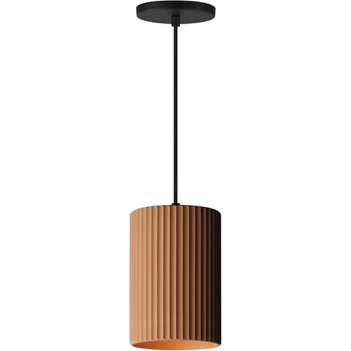 ET2 Contemporary Lighting E25052-TRC Souffle 8.5" 1-Light Pendant Ceiling Light - CCT: 3000K - Finish: Terra Cotta