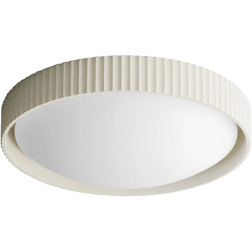 ET2 Contemporary Lighting E25058-CHK Souffle 18" LED Flush Mount Ceiling Light - CCT: 3000K - Finish: Chaulk White