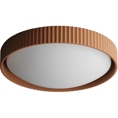ET2 Contemporary Lighting E25058-TRC Souffle 18" LED Flush Mount Ceiling Light - CCT: 3000K - Finish: Terra Cotta