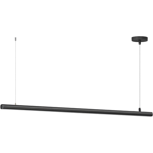 ET2 Contemporary Lighting E26004-90BK Continuum 48" LED Pendant Ceiling Light - CCT: 3000K/3500K/4000K - Finish: Black