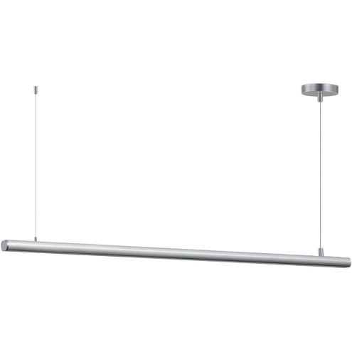 ET2 Contemporary Lighting E26004-90SA Continuum 48" LED Pendant Ceiling Light - CCT: 3000K/3500K/4000K - Finish: Satin Aluminum