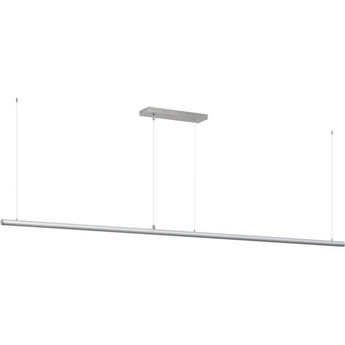 ET2 Contemporary Lighting E26008-90SA Continuum 96" LED Pendant Ceiling Light - CCT: 3000K/3500K/4000K - Finish: Satin Aluminum