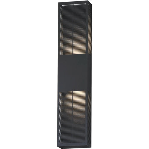 ET2 Contemporary Lighting E30395-BK Grate 30" LED Wall Sconce Light - CCT: 3000K - Finish: Black