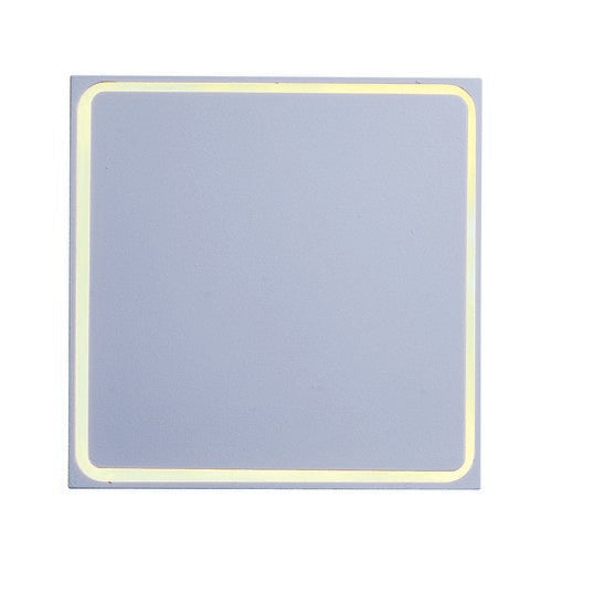 ET2 Contemporary Lighting E41329-WT Alumilux Outline 1-Light LED Outdoor Wall Sconce Light - Color Temperature: 3000K - Finish: White