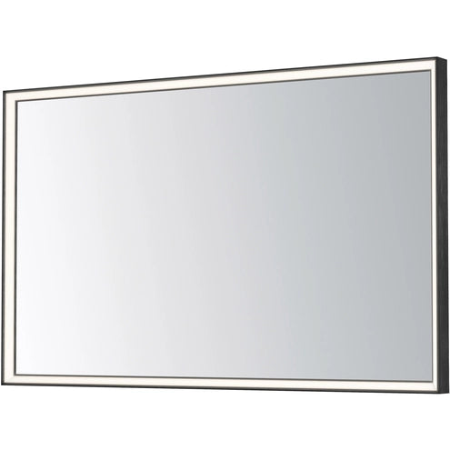ET2 Contemporary Lighting E42063-BBK Bevel 48"x30" LED Mirror Light - Color Temperature: 3000K-4000K - Finish: Brushed Black