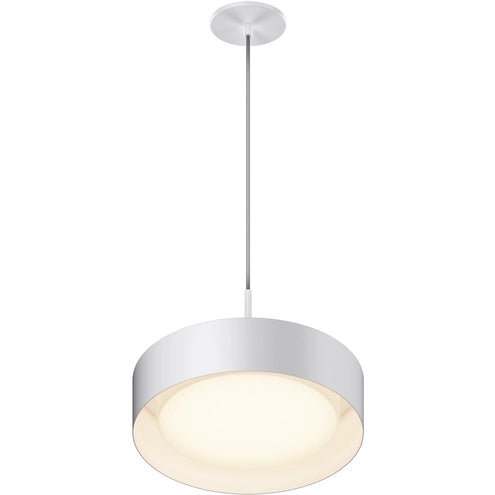 ET2 Contemporary Lighting E51011-WT Echo 13" LED Pendant Ceiling Light - Color Temperature: 5CCT Selectable - Finish: White