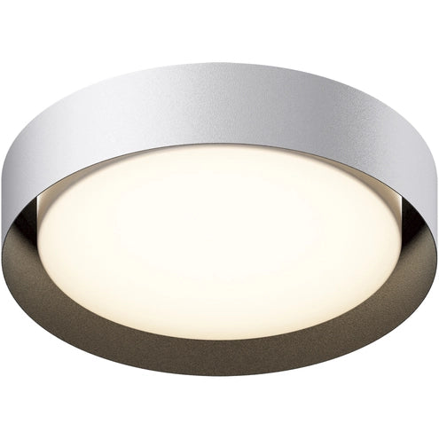 ET2 Contemporary Lighting E51012-WTBK Echo 16" LED Flush Mount Ceiling Light - 5CCT Selectable - Finish: White and Black