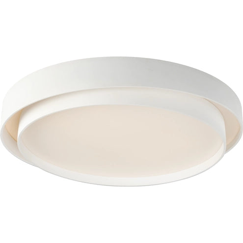 ET2 Contemporary Lighting E51046-WT 31.5" Ziggurat LED Flush Mount Ceiling Light - Finish: White