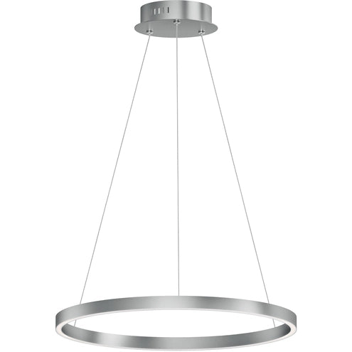 ET2 Contemporary Lighting E52724-AL Groove 24" Pendant Ceiling Light - 5CCT Selectable - Finish: Brushed Aluminum