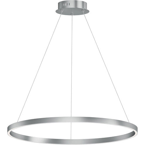 ET2 Contemporary Lighting E52726-AL Groove 32" Pendant Ceiling Light - 5CCT Selectable - Finish: Brushed Aluminum