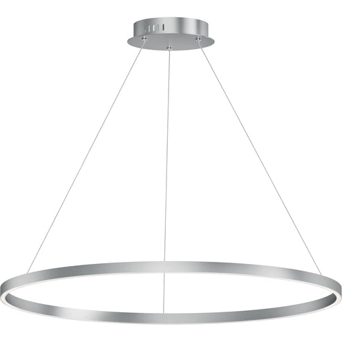 ET2 Contemporary Lighting E52728-AL Groove 40" Pendant Ceiling Light - 5CCT Selectable - Finish: Brushed Aluminum