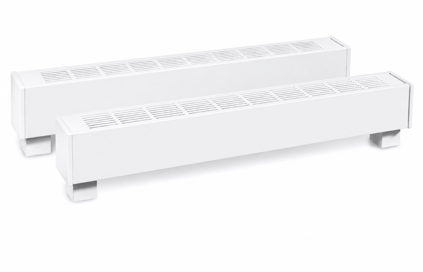 Ouellet OHB1777BL 59" High Density Aluminum Draft Barrier Electric Baseboard Heater - Voltage: 277V - Wattage: 1750W - Finish: White