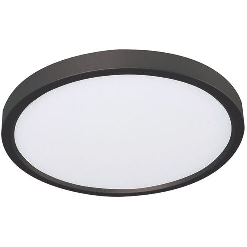 AFX Lighting EGRF06LAJD1BK Edge Round 6 Inch LED Flush Mount Light, Selectable CCT