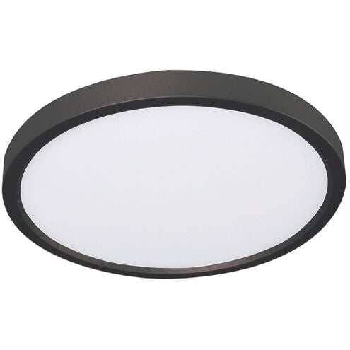 AFX Lighting EGRF08LAJD1BK 12-in 22W Edge Round LED Disc Light 1650 lm, 120V, Selectable CCT, Black