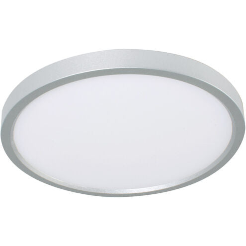 AFX Lighting EGRF08LAJD1SN 12-in 22W LED Edge Round Disc Light 1650 lm, 120V, Selectable CCT, Satin Nickle