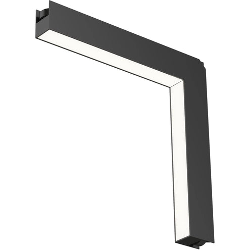 ET2 Contemporary Lighting ETL29222-BK Continuum Track Light Wall to Ceiling Corner - CCT: 3000K - Finish: Black