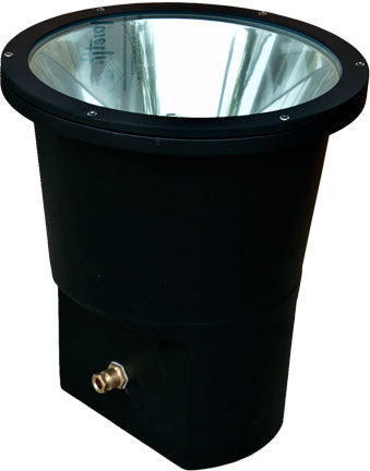 Dabmar Lighting DW1975-B Large Cast Aluminum In-Ground Well Light, Wattage 175W, MH, Voltage 120V, Black