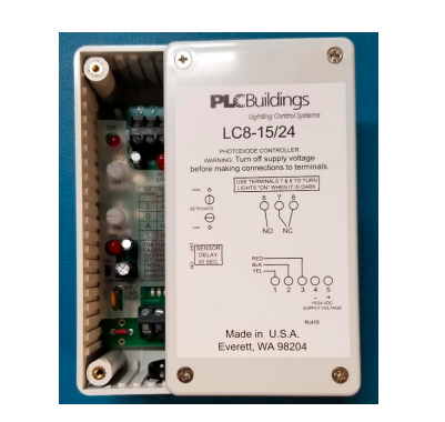 PLC Multipoint LC8 Single-Point Photo Lighting Controller for on/off switching, Voltage 24V